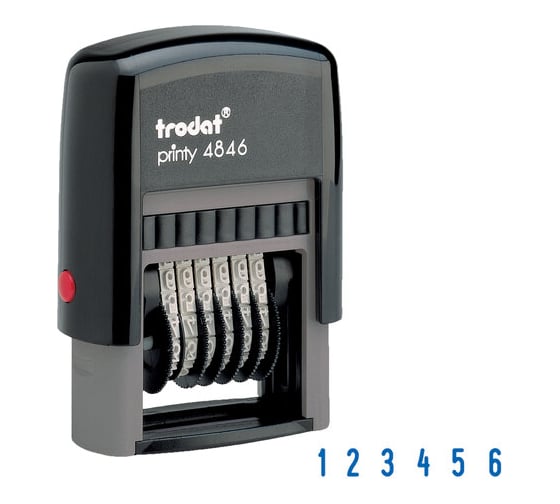 Нумератор TRODAT 4846 PRINTY 6 разрядов 4 мм 53200