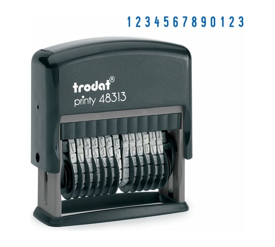 Мини-нумератор TRODAT 48313 PRINTY 13 разрядов 3.8 мм 53198