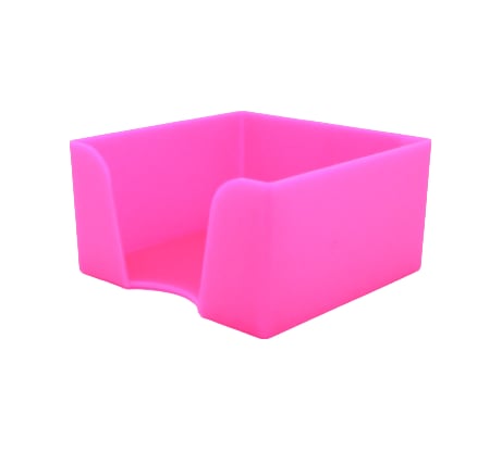Пластбокс для бумажного блока ОСКОЛПЛАСТ 9х9х5 см, розовый 995-11