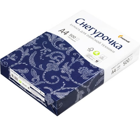 Бумага для офисной техники Снегурочка А4, марка C, 80 г/кв.м, 500 листов 17623