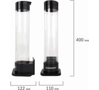 Стаканодержатель SONNEN BL-70M 70 стаканов на магните черный 455002