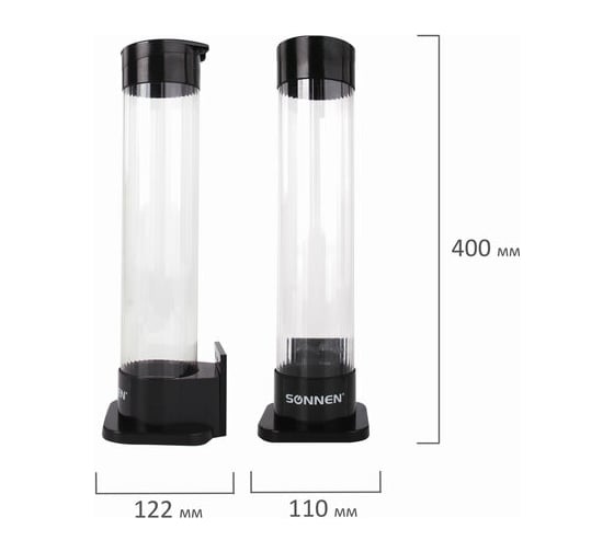 Стаканодержатель SONNEN BL-70M 70 стаканов на магните черный 455002