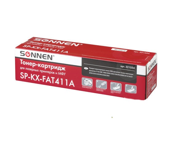 Тонер-картридж SONNEN SP-KXFAT411A для PANASONIC KX-MB1900/2000/2020/2030 321056