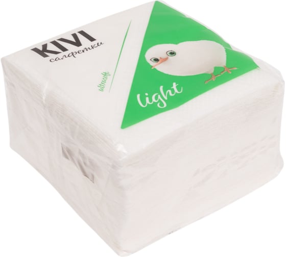 Бумажная салфетка Kivi light белая, 70 листов 4612754820030 00-00000128