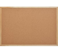 Пробковая доска Attache Economy 60х90 см, деревянная рамка 1344507