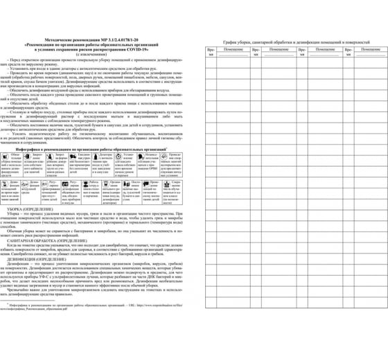 Журнал уборки санитарной обработки и дезинфекции Attache А4, 24 листа, 2 шт 1285858