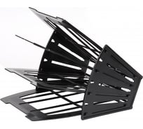 Веерный универсальный лоток для бумаг Attache 3 отделения, черный 1226619