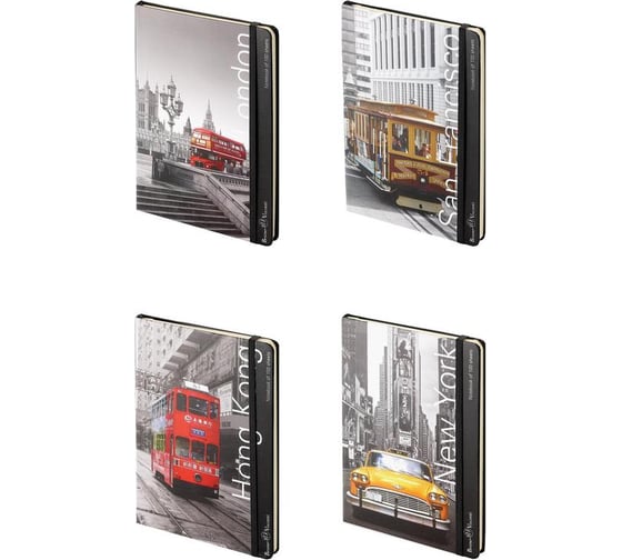 Блокнот Bruno Visconti Megapolis Art Города А5 100 л., 142х215 мм, 3-477/02, 318236 1