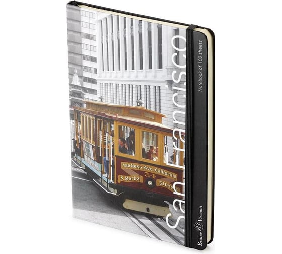 Блокнот Bruno Visconti Megapolis Art Города А5 100 л., 142х215 мм, 3-477/02, 318236