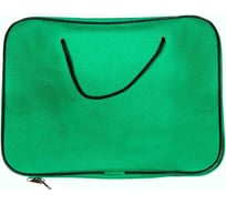 Тканевая папка-портфель Attache A4, зеленая, 360x270x40 мм, 1 отделение 1338831