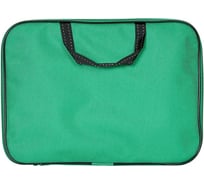 Тканевая папка-портфель Attache A4, зеленая, 360x270x40 мм, 1 отделение 1338840