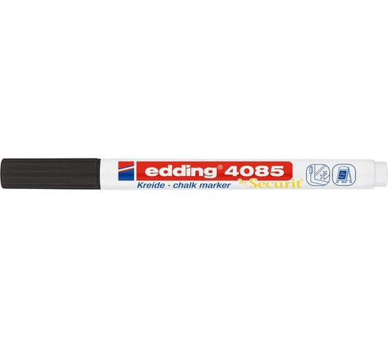 Маркер меловой Edding 4085 черный 1-2 мм 1284932