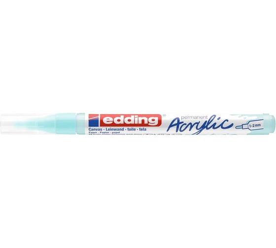 Акриловый маркер Edding 5300 пастельный голубой 1-2 мм 1327809
