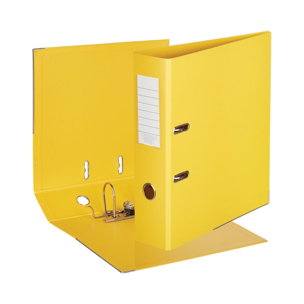 Папка-регистратор Attache Bright colours 80 мм, желтая 1350752 ...