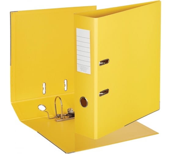 Папка-регистратор Attache Bright colours 80 мм, желтая 1350752 1
