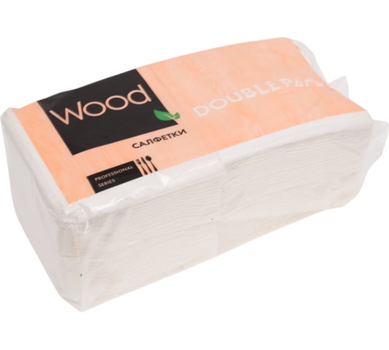 Салфетка бумажная WOOD double pack 200 листов 4612754820122 00-00000124