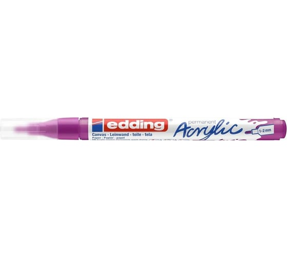 Акриловый маркер Edding 5300 ягодный, 1-2 мм 1327806