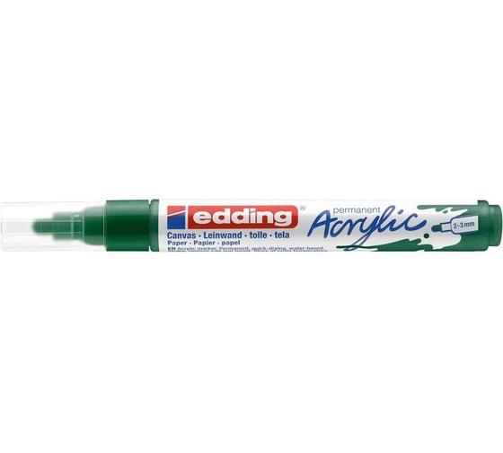 Акриловый маркер Edding 5100 зеленый мох, 2-3 мм 1327823