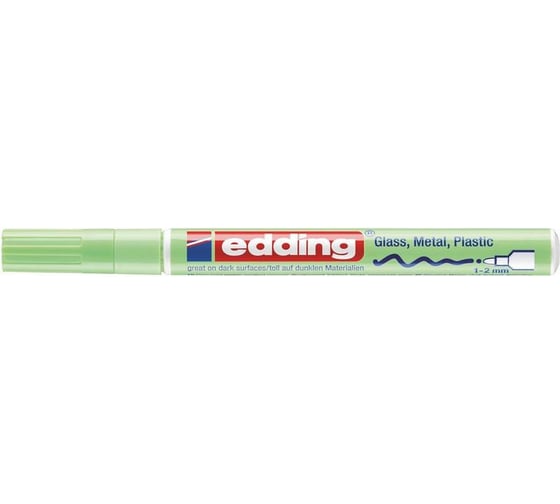 Маркер Edding 751/137 CR зеленый, 1-2 мм 1183463