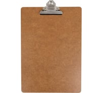 Папка-планшет с зажимом Attache A4, коричневая 1278831
