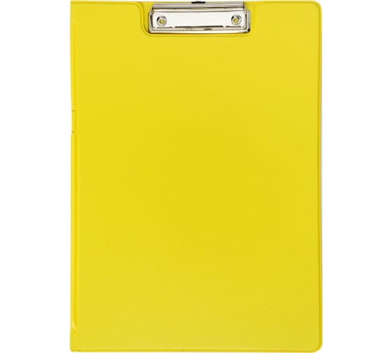 Папка-планшет с зажимом Attache Bright colours A4, желтая 1350753 1