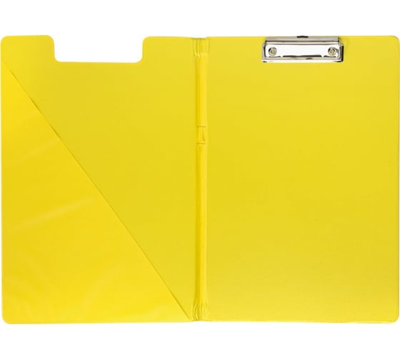 Папка-планшет с зажимом Attache Bright colours A4, желтая 1350753