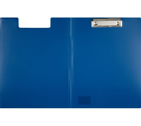 Пластиковая папка-планшет с зажимом и крышкой Attache A4, синяя 1291982