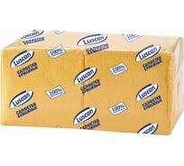 Однослойные бумажные салфетки Luscan Profi Pack 24х24 см желтые 400 шт 476878
