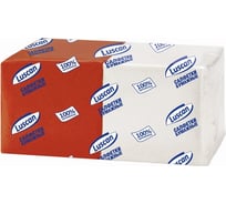 Однослойные бумажные салфетки Luscan Profi Pack 24х24 см белые/красные 250 шт 476883