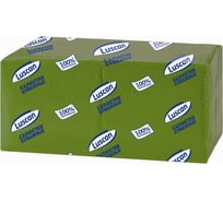 Однослойные бумажные салфетки Luscan Profi Pack 24х24 см зеленые 400 шт 476880