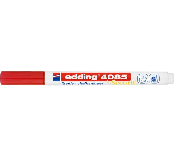 Меловой маркер Edding 4085 красный, 1-2 мм 1284933