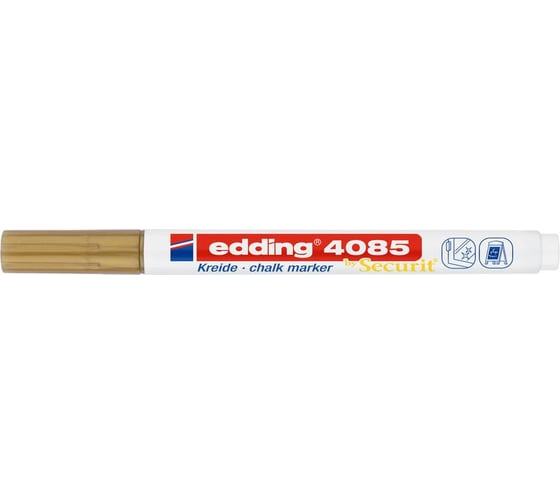 Меловой маркер Edding 4085 золотой, 1-2 мм 1284936