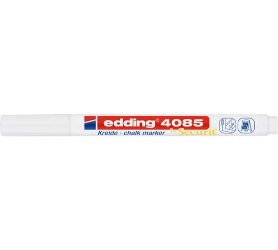 Меловой маркер Edding 4085 белый, 1-2 мм 1284935