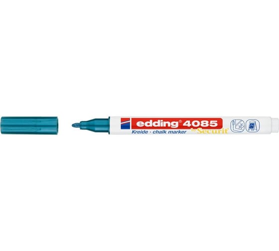 Меловой маркер Edding 4085 синий металлик, 1-2 мм 1284944 1