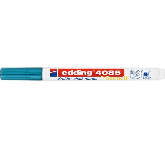 Меловой маркер Edding 4085 синий металлик, 1-2 мм 1284944