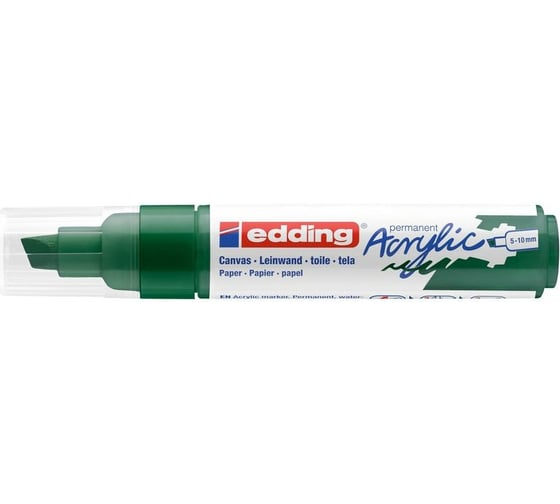 Акриловый маркер Edding 5000 зеленый мох, 5-10 мм 1327849