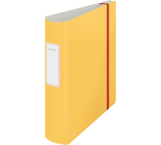 Папка-регистратор LEITZ 180 Active Cosy soft touch, 80 мм, желтый 10380019