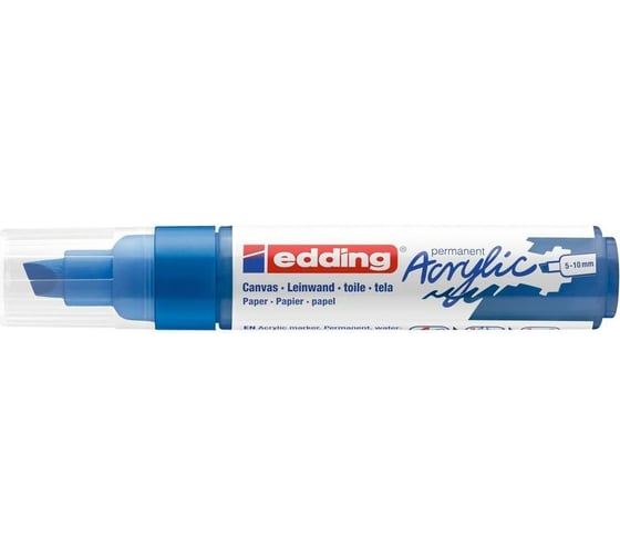 Акриловый маркер Edding 5000 синий, 5-10 мм 1327852