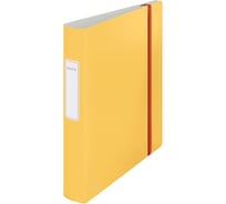 Папка-регистратор LEITZ 180 Active Cosy, soft touch, 50 мм, желтый 10390019