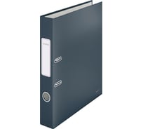 Папка-регистратор LEITZ 180 Cosy, soft touch, 50 мм, серый 10620089
