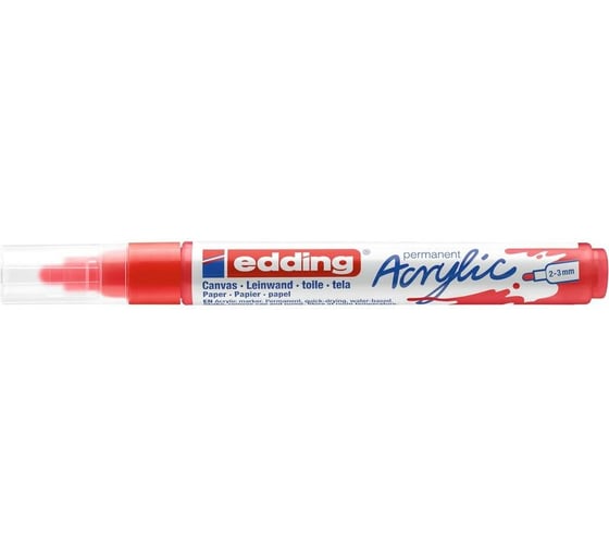 Акриловый маркер Edding 5100 красный, 2-3 мм 1327819