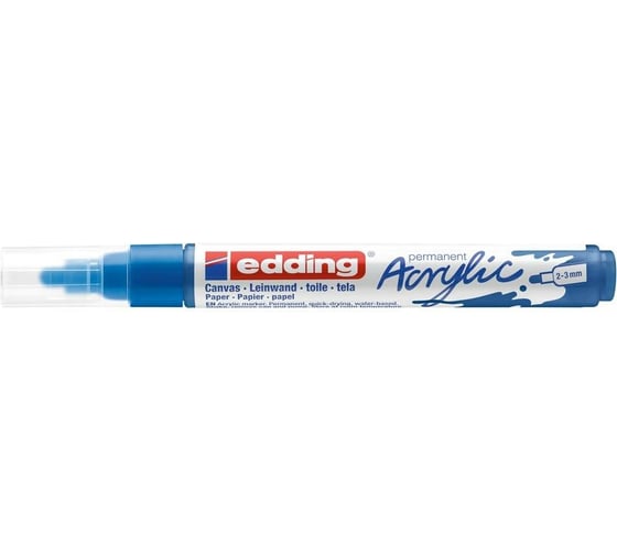 Акриловый маркер Edding 5100 синий, 2-3 мм 1327826