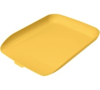 Горизонтальный лоток LEITZ Cosy, soft touch, желтый 53580019