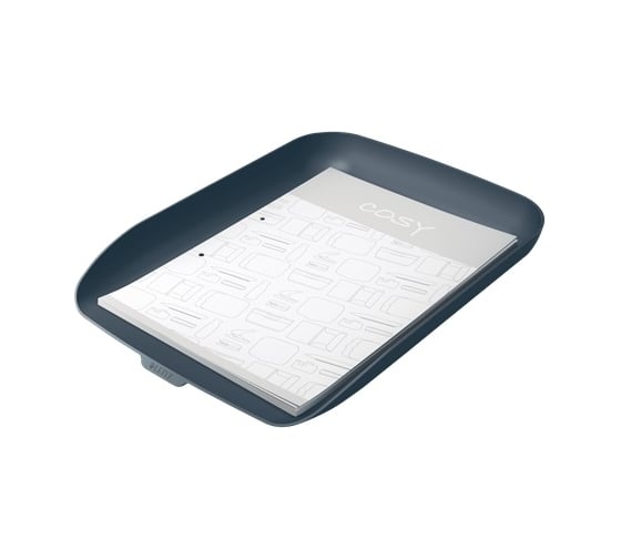 Горизонтальный лоток LEITZ Cosy, soft touch, серый 53580089
