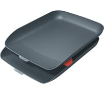 Горизонтальный лоток LEITZ Cosy, soft touch, 2 шт в упаковке, серый 53581089