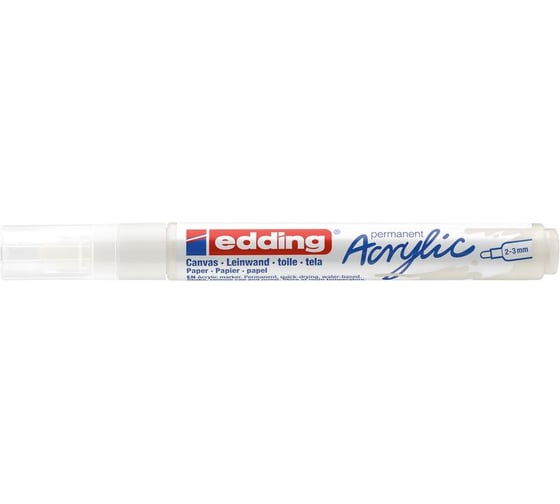 Акриловый маркер Edding 5100 белый, 2-3 мм 1327815