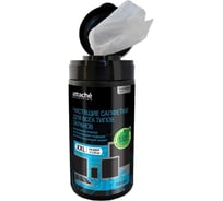 Влажные салфетки для экранов Attache Selection Professional 100 штук в тубе 451873