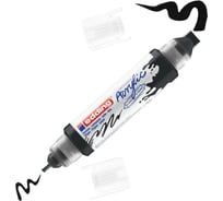 Маркер-аппликатор Edding акриловый двусторонний 3D 5400 черный, 2-3 и 5-10 мм 1327868