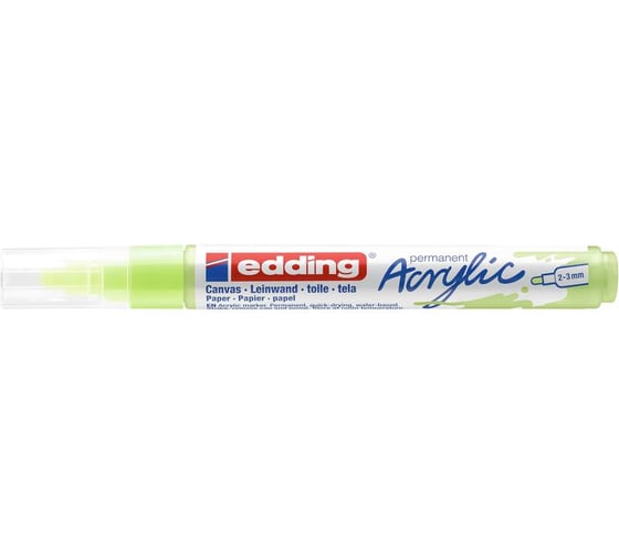 Акриловый маркер Edding 5100 пастельный зеленый, 2-3 мм 1327836