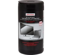 Влажные чистящие салфетки OfficeClean Стандарт для ЖК и других экранов в тубе 100 шт 262495